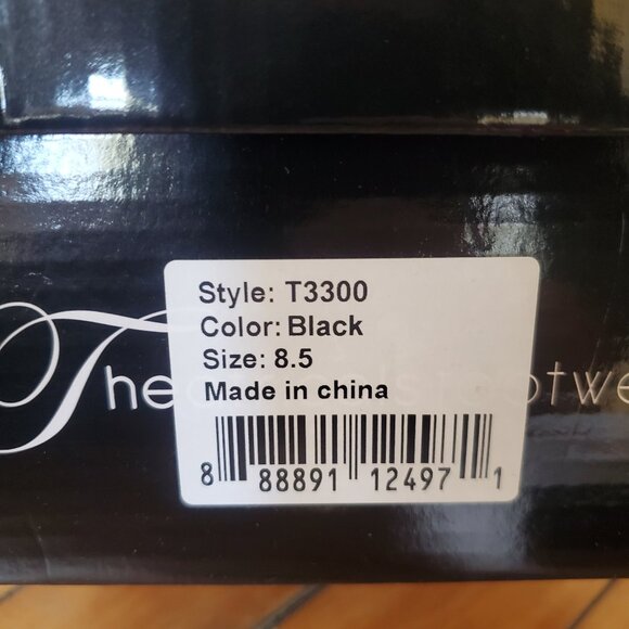 Mariia Pro Black Stretch Canvas Split Sole Ballet Shoes NEW IN BOX - Picture 4 of 6